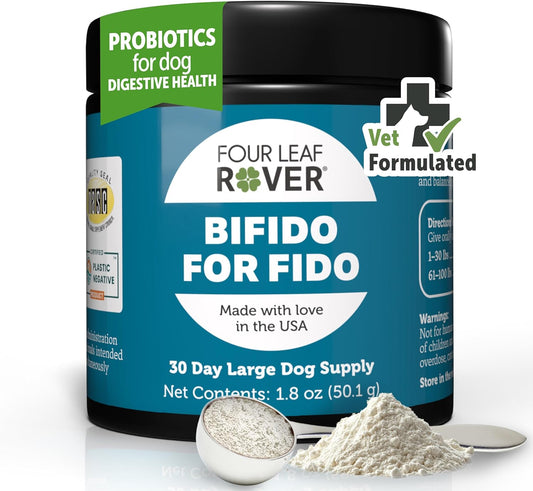 Large Dog Probiotics for Digestive Health - Immune Balance & Gut Health - 50 Billion CFU - Veterinarian Formulated - 30 Day Supply