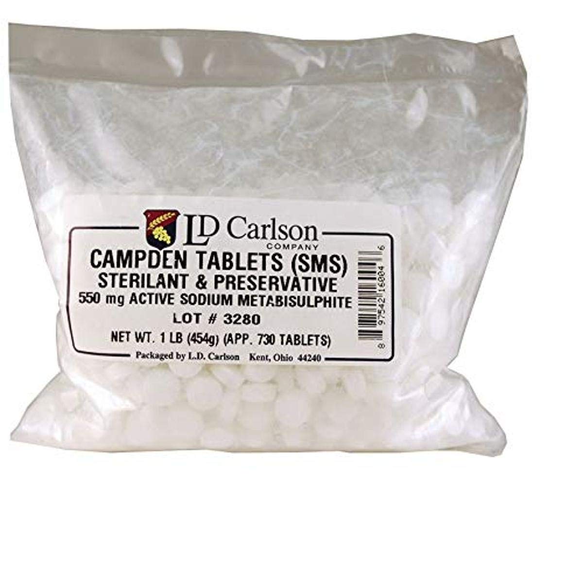 LD Carlson - 1 lb Sodium Campden Tablets for Home Brewing