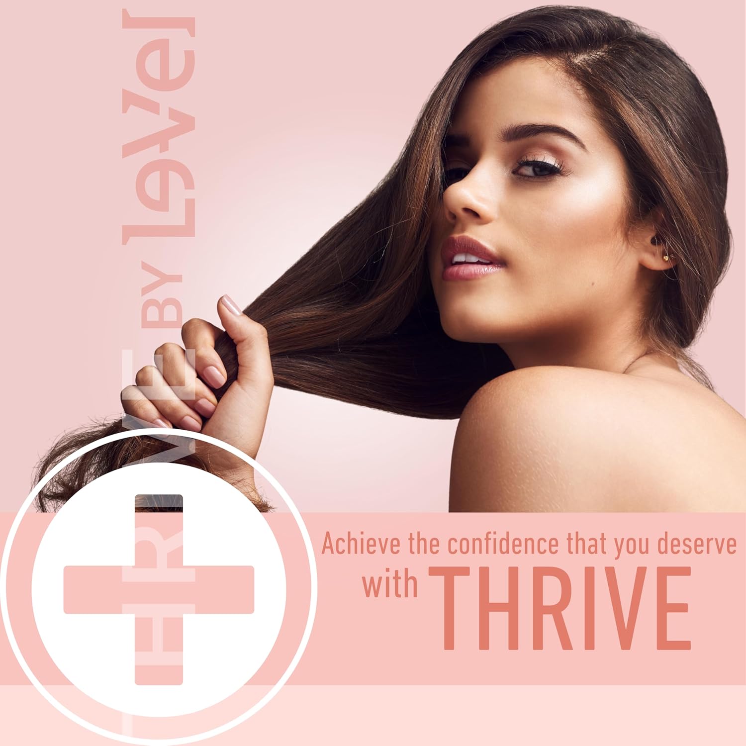 Le-Vel Thrive Plus Hair, Skin, Nails Supplement with Collagen, Keratin, and Ashwagandha for Beauty and Joint Health
