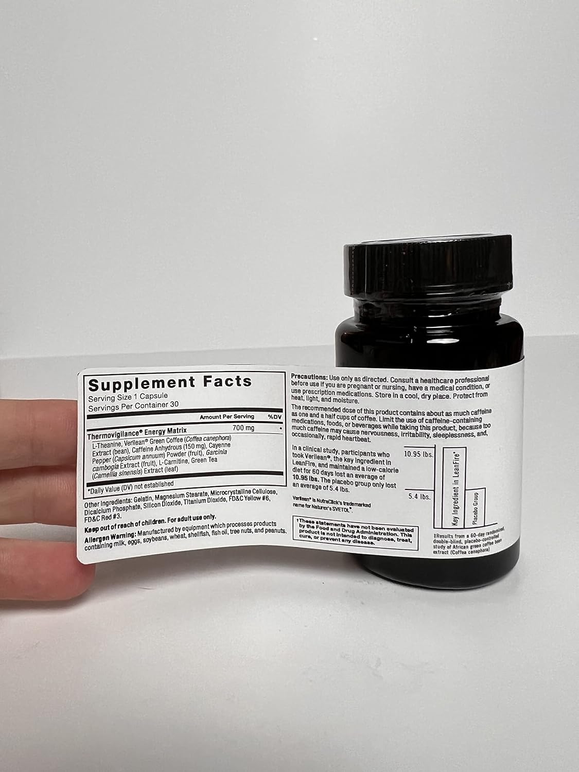 LeanFire Pre Workout Energy Pills - Boost Energy, Build Muscle, Improve Performance - 60 Count