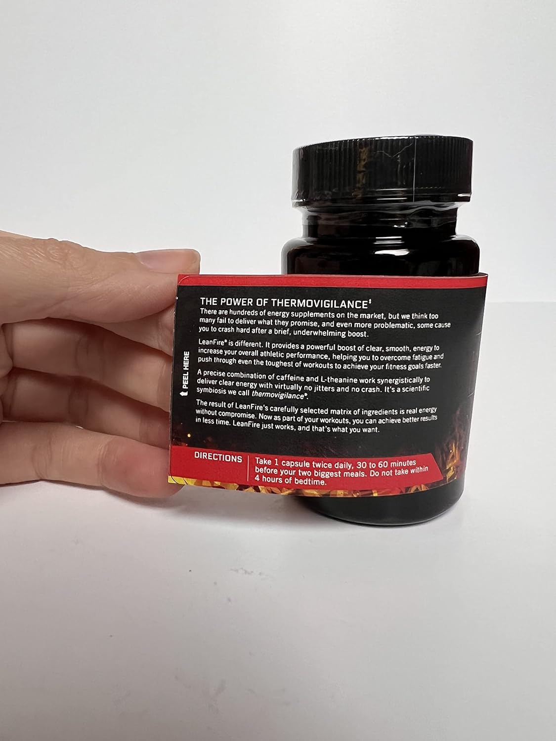 LeanFire Pre Workout Energy Pills - Boost Energy, Build Muscle, Improve Performance - 60 Count