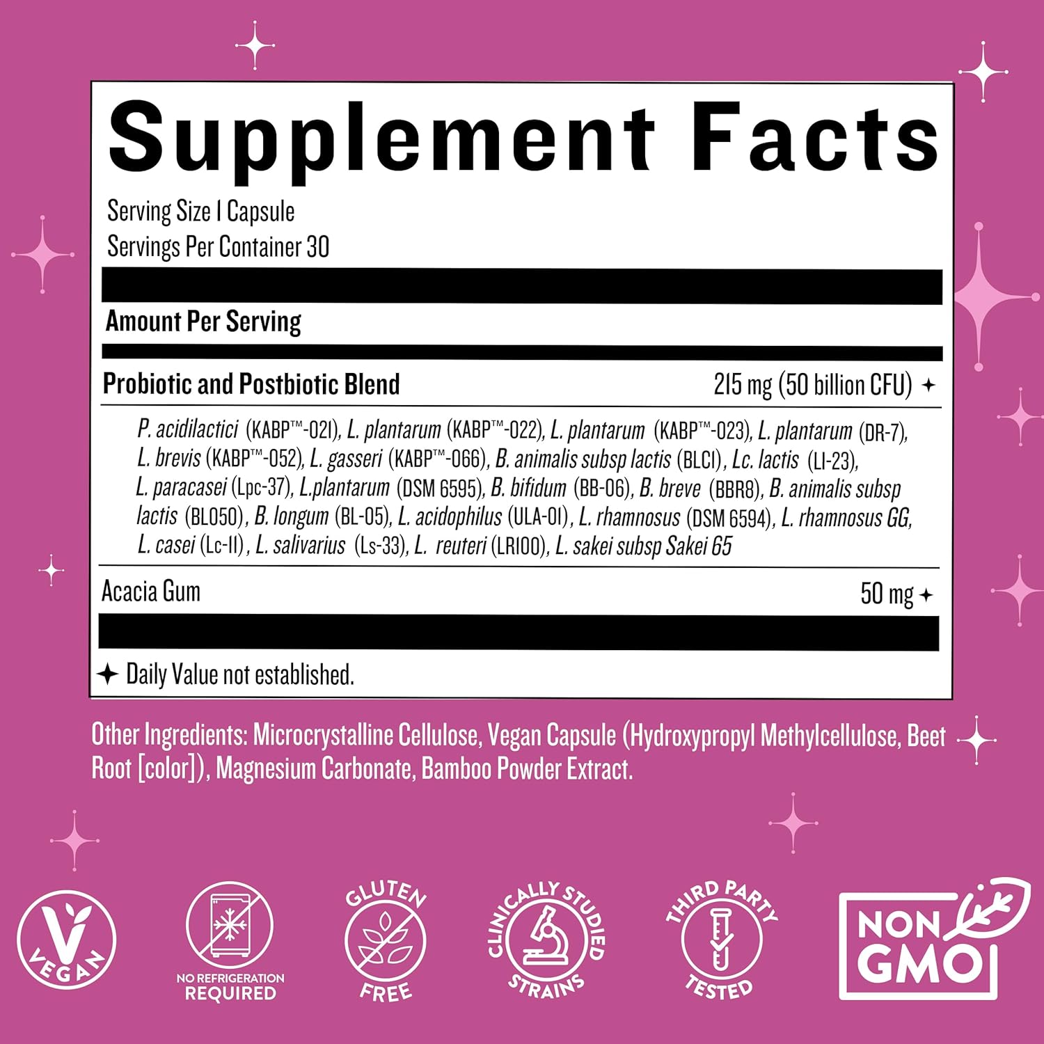Legendairy Milk Hot Girl Ish™ - Women's Daily Probiotic Supplement with 50 Billion CFU, 20 Strains - Supports Digestive, Gut & Immune Health