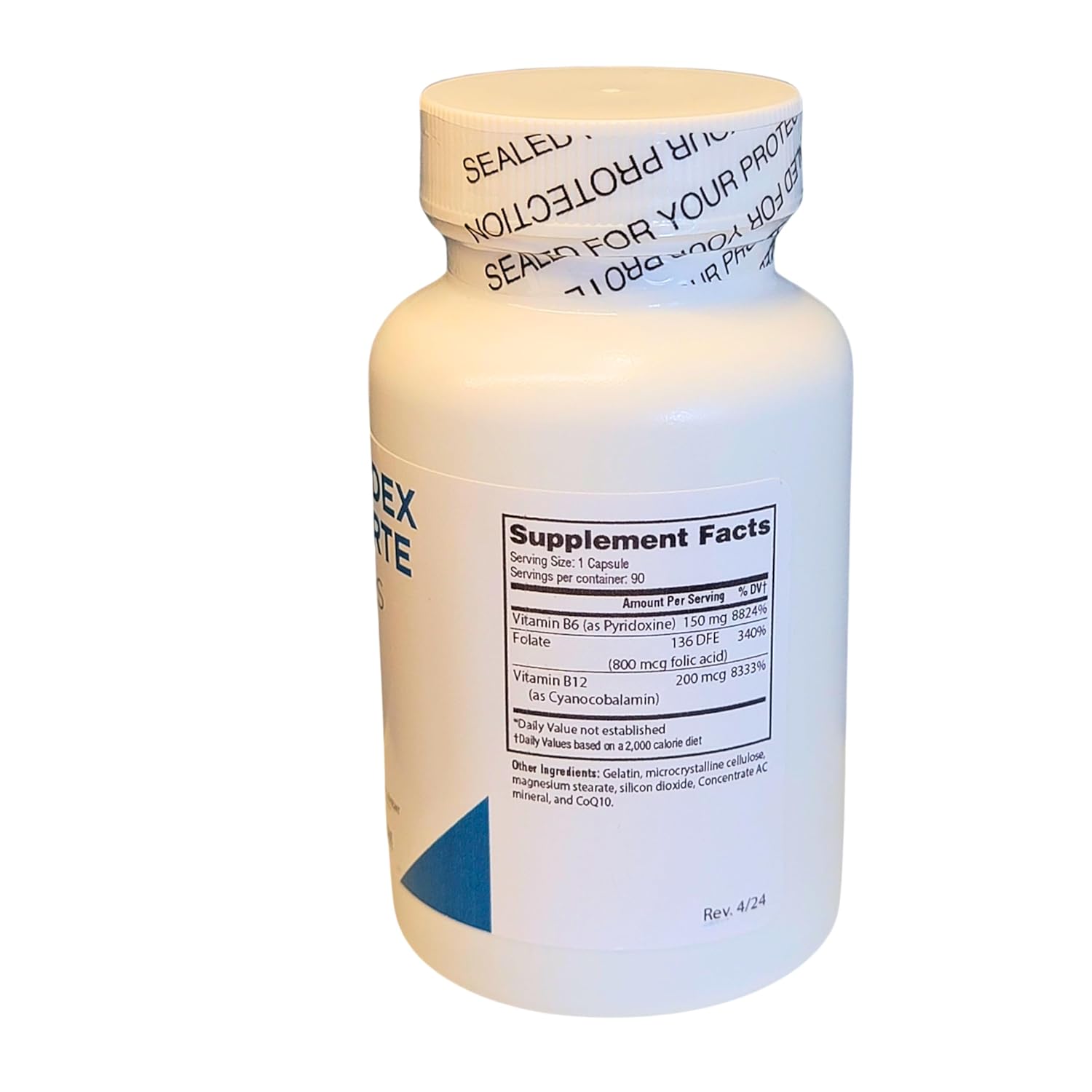 Legere Pharmaceuticals Rodex Forte Time Released Capsules - 90 Blue Capsules with Powder