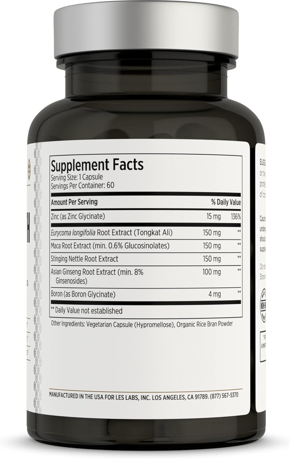 LES Labs Mature Male Bundle - Support Healthy Male Hormone Levels, Endurance, and Hair Health