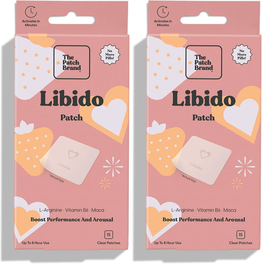 Libido Patch by The Patch Brand | Enhance Natural Wellness with L-Arginine, Vitamin B6, and Maca