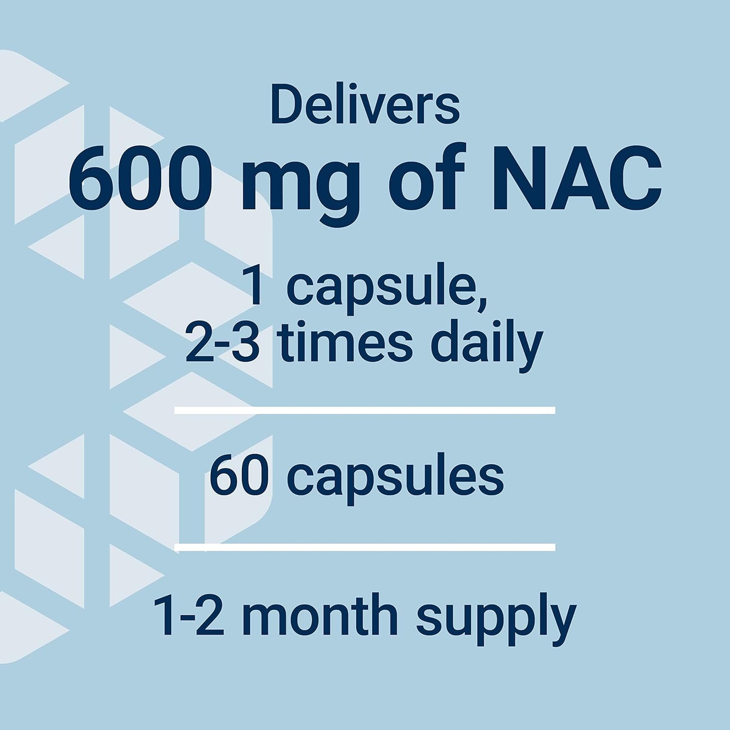 Life Extension N-Acetyl-L-Cysteine (NAC) 600mg x 60 Capsules - Immune, Respiratory & Liver Health, Potent Antioxidant, Free-Radical Support - Twin Pack