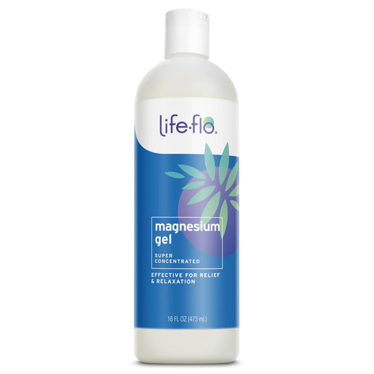Life-flo Magnesium Gel - Pure Magnesium Chloride from Ancient Zechstein Seabed - Soothing Relief for Muscles and Joints - 16oz, 60-Day Guarantee