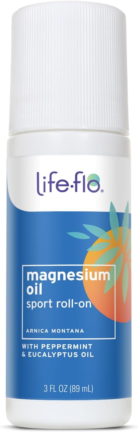 Life-Flo Magnesium Oil Sport Roll-On for Muscle Recovery | 3oz