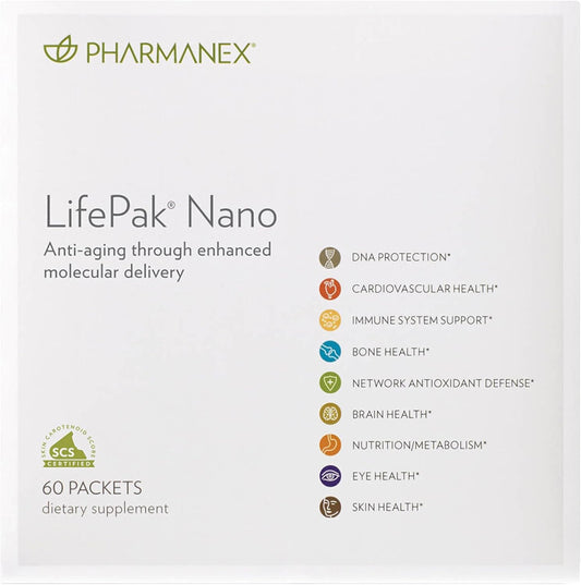 LifePak Nano by Nu Skin Pharmanex: Advanced Nutritional Support with Nanotechnology, Vitamins, and Antioxidants for Enhanced Health Benefits