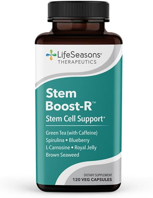 LifeSeasons Stem Boost-R - Antioxidant Rich Vitamin Supplement for Stem Cell Support & Tissue Repair - 120 Capsules