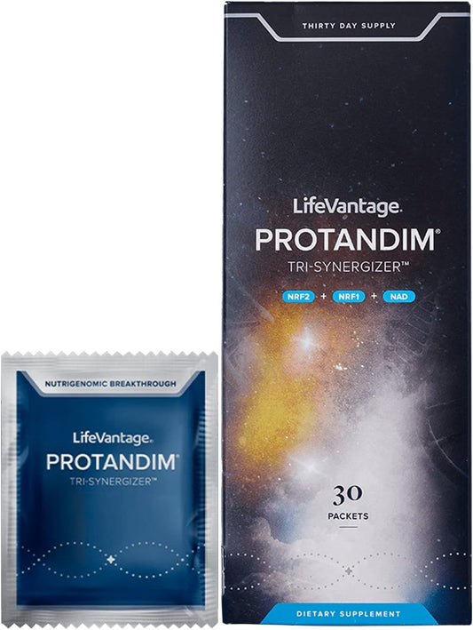 LifeVantage Protandim Tri-Synergizer Bundle - Mitochondrial and NRF2 Activator Supplement - 60 Caps NRF1, 30 Caps NRF2, 30 Caps NAD