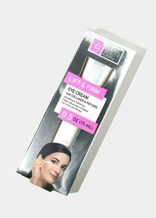 Lift and Firm Eye Cream with Collagen and Peptides for Global Beauty Care