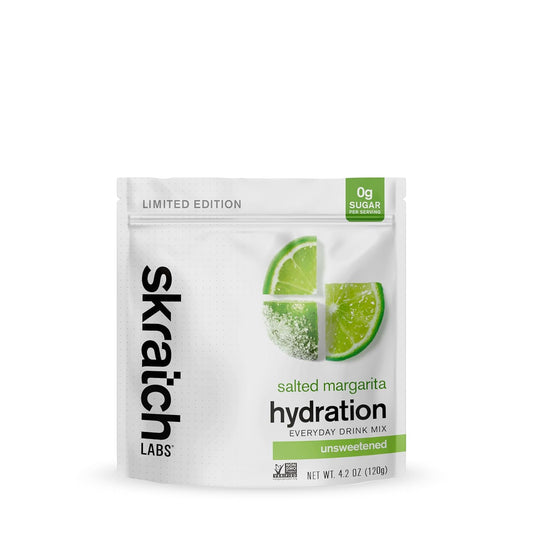 Limited Edition Skratch Labs Salted Margarita Electrolyte Powder - Unsweetened Hydration Mix - 30 Servings - Keto, Paleo, Vegan, Non-GMO