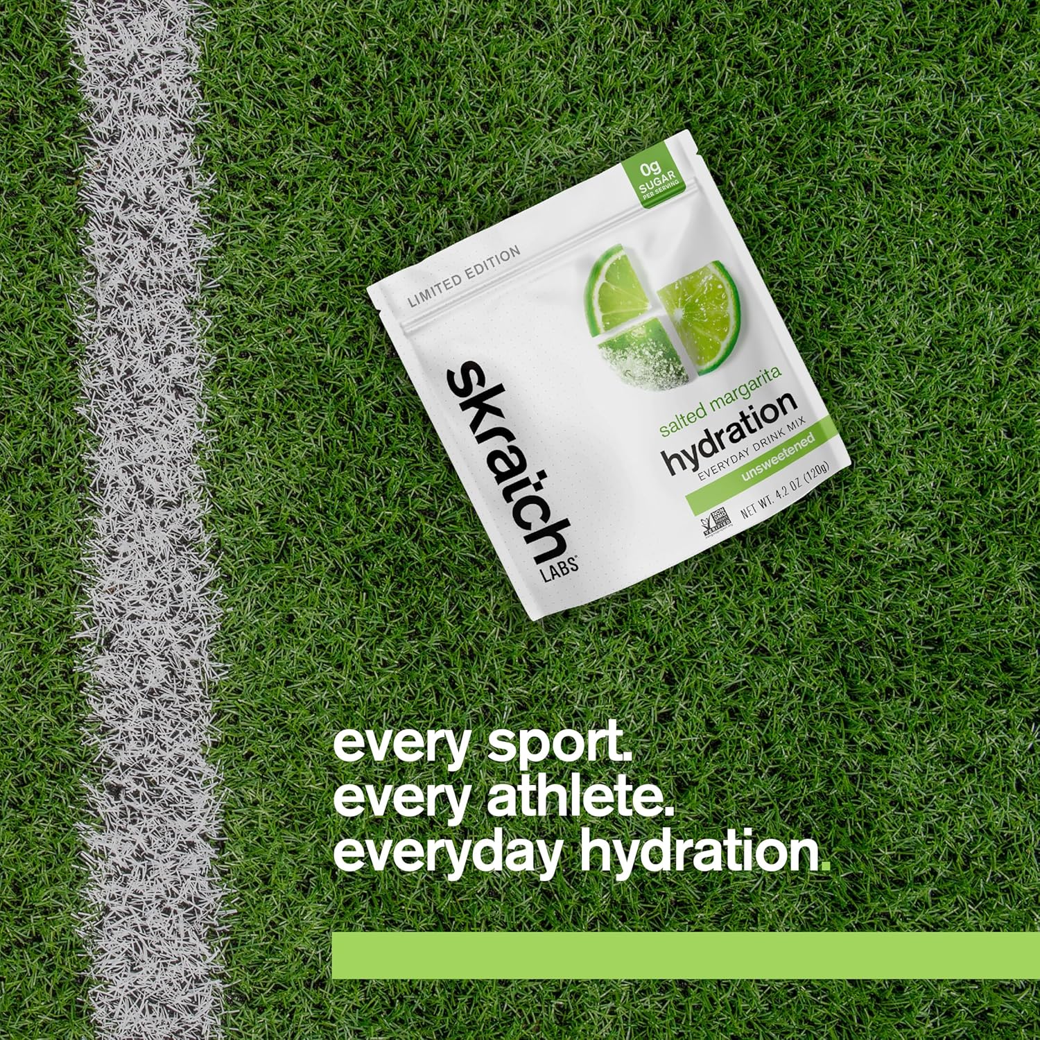 Limited Edition Skratch Labs Salted Margarita Electrolyte Powder - Unsweetened Hydration Mix - 30 Servings - Keto, Paleo, Vegan, Non-GMO