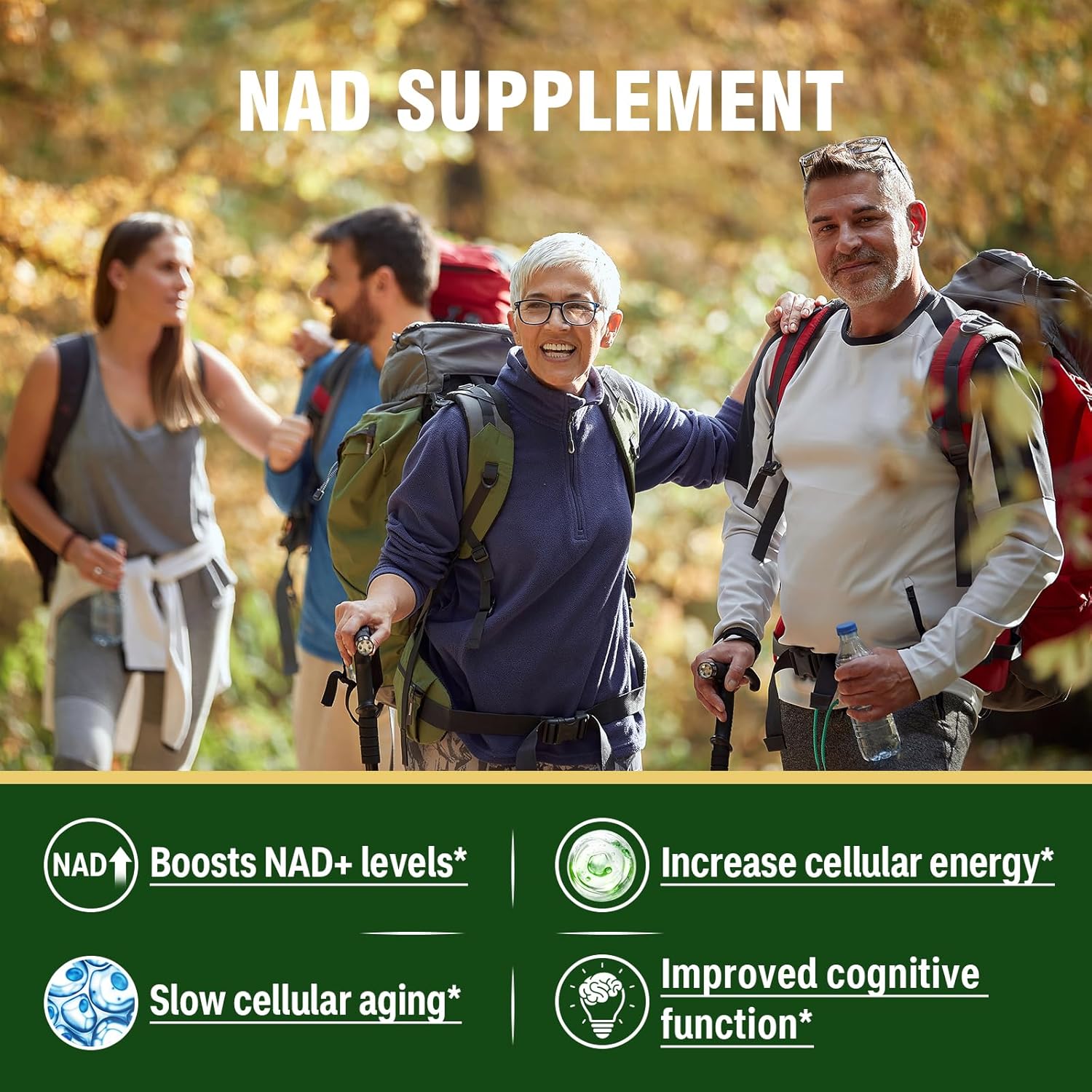 Liposomal Nicotinamide Riboside with Resveratrol & Quercetin - Anti-Aging & Energy Supplement - 80 Capsules