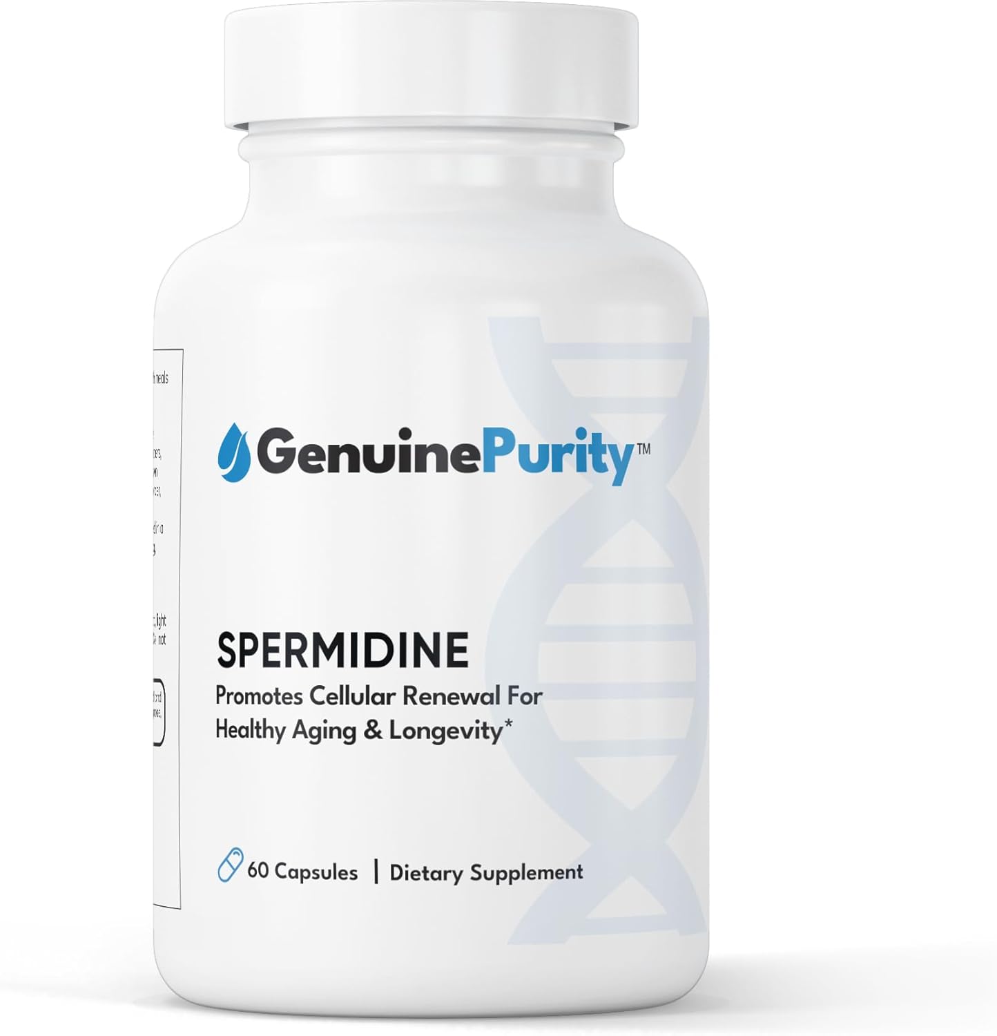 Liposomal Spermidine 8mg Capsules for Cellular Renewal - Vegan & Non-GMO Wheat Germ Extract - Healthy Aging Supplement for Men & Women - 60 Count