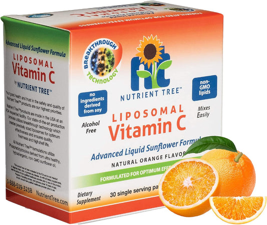 Liposomal Vitamin C 1,000mg - 30 Packets, 5ml Each | High Bioavailability, Non-GMO Formula | Potent and Professionally Formulated
