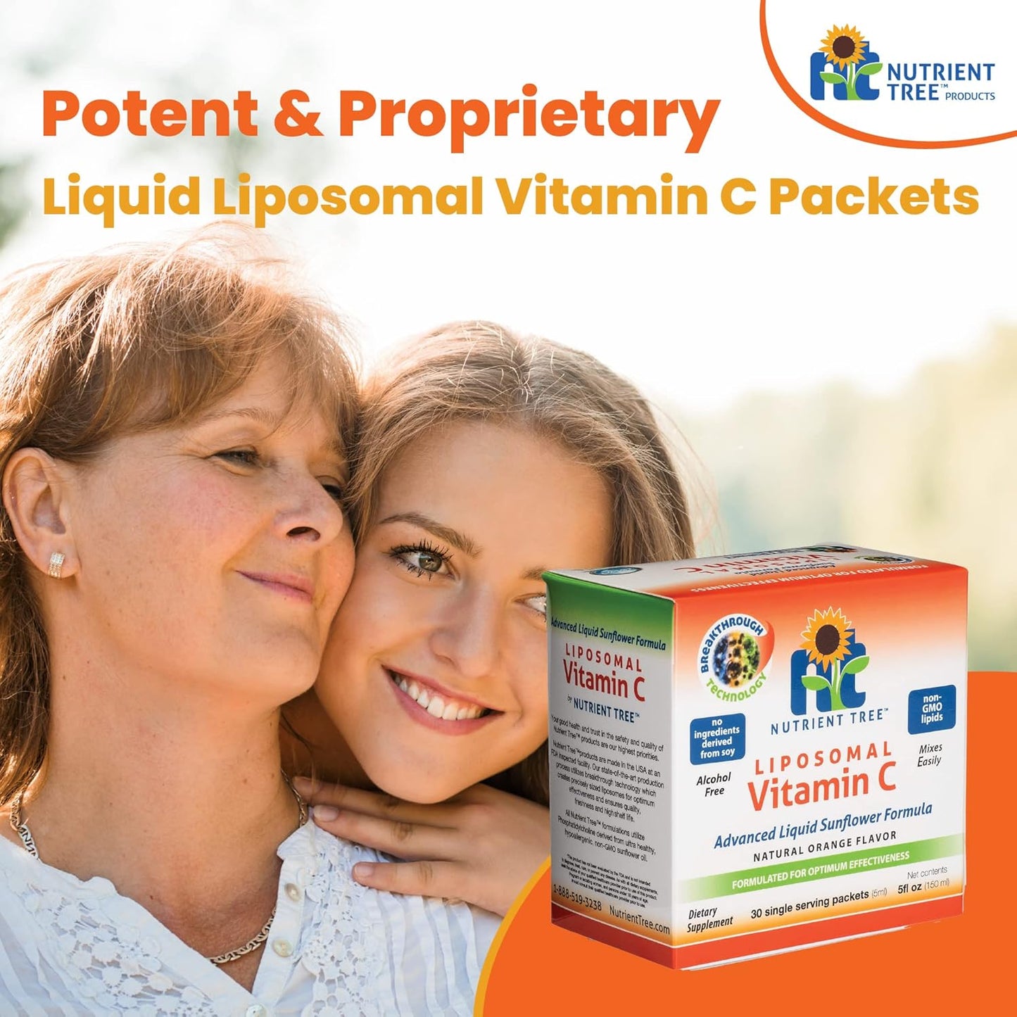 Liposomal Vitamin C 1,000mg - 30 Packets, 5ml Each | High Bioavailability, Non-GMO Formula | Potent and Professionally Formulated