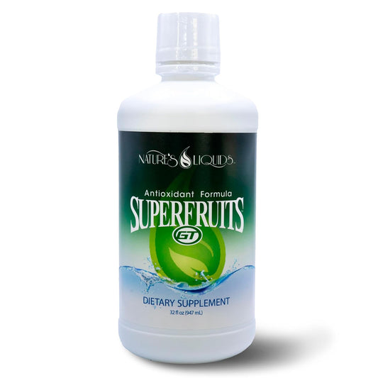 Liquid Antioxidant Formula with Green Tea & Resveratrol - Nature's Liquids Superfruits GT - 32 Servings