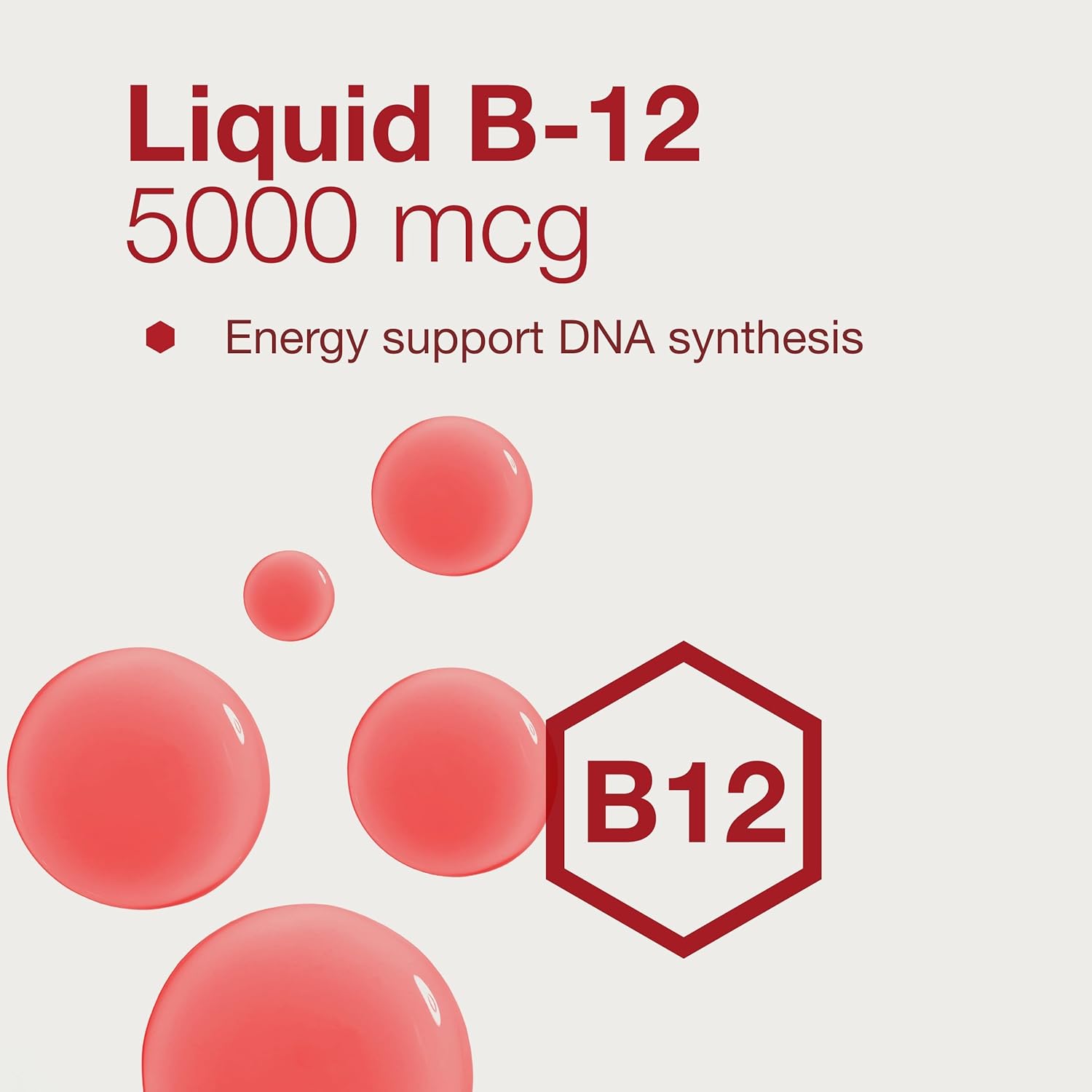 Liquid B-12 5,000mcg - Nervous System Support with B Vitamins - Dairy Free & Vegan - 4 fl oz by Protocol