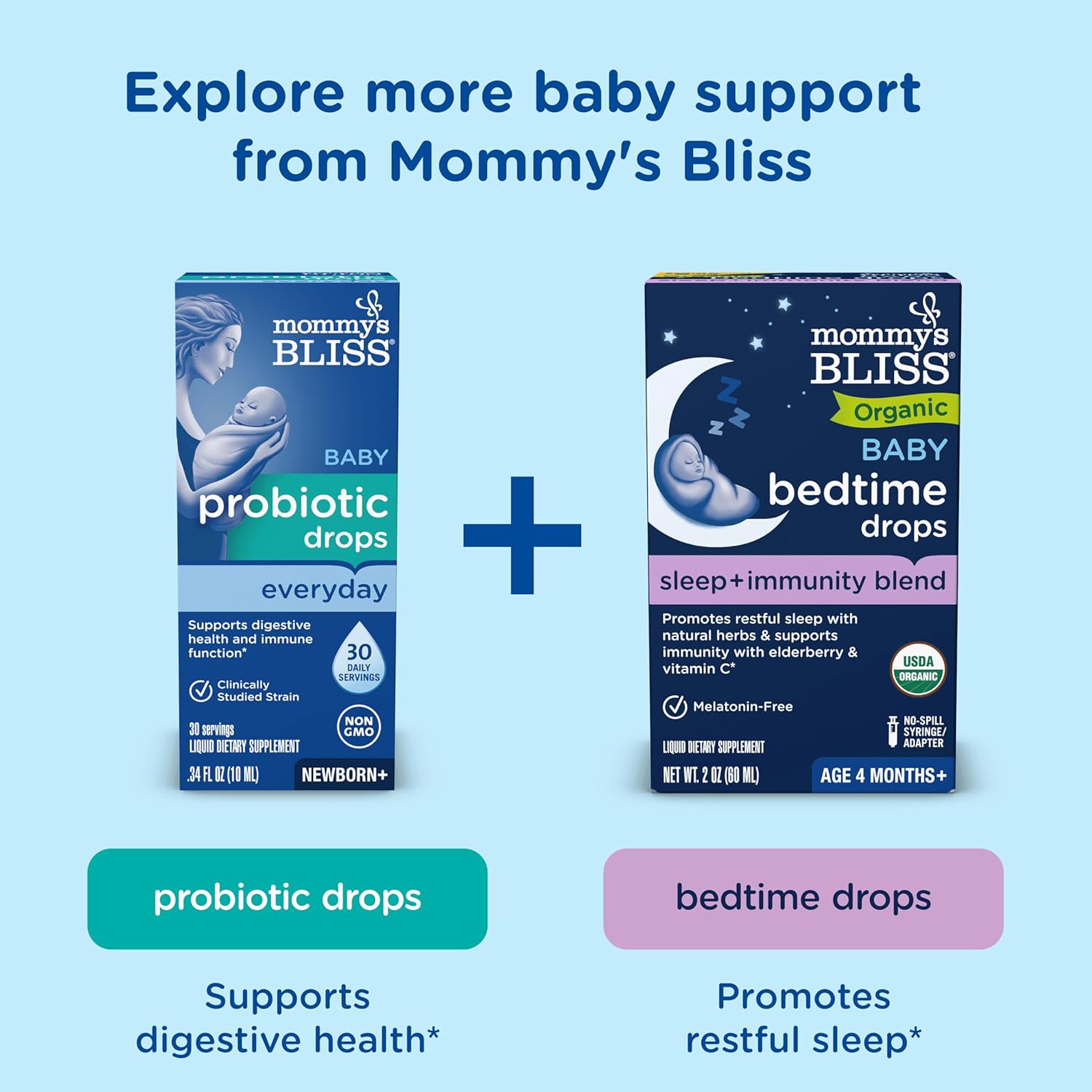 Liquid Baby Multivitamin with Iron for Immune Support & Growth, Age 2 Months+, 30 ml