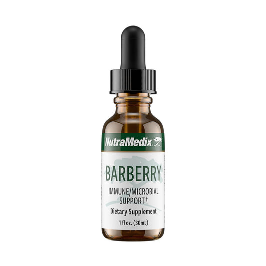 Liquid Barberry & Oregon Grape Root Extract for Gut Health & Immune Support - Herbal Tincture for Microbial Support - 1oz Bottle