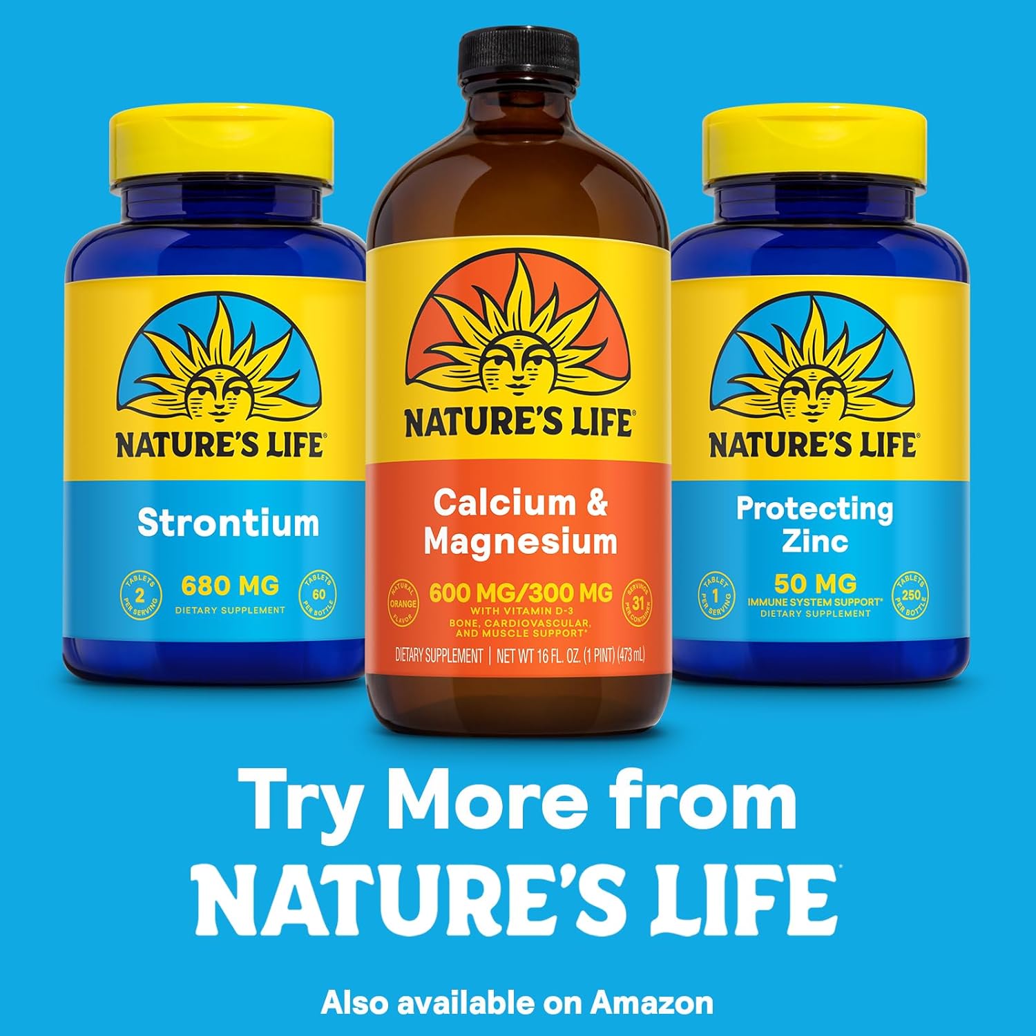 Liquid Calcium Magnesium Supplement with Vitamin D 3 for Bone, Muscle, Heart Health - Natural Orange Flavor - Lab Verified - 60-Day Guarantee - 16 FL OZ