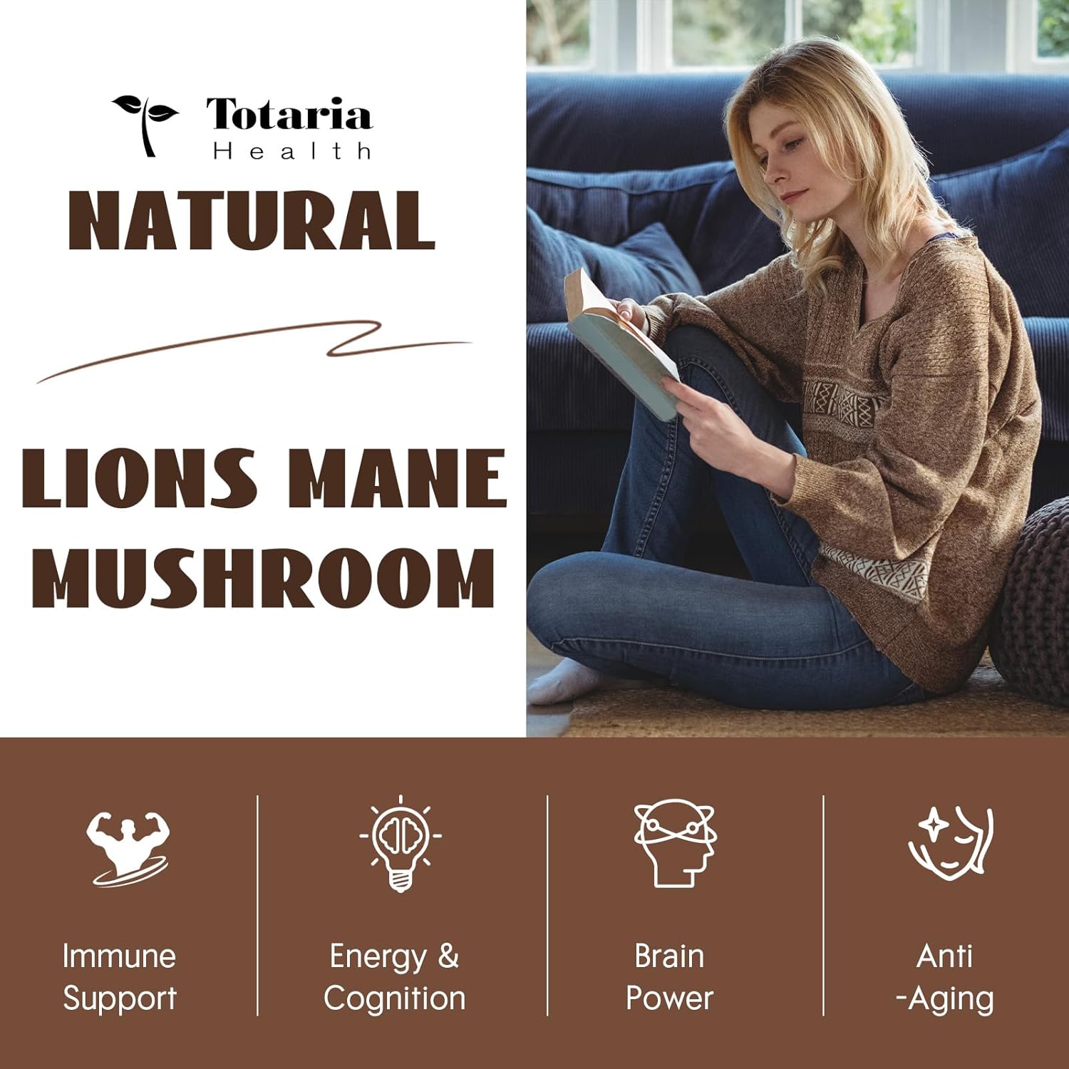 Liquid Drops Supplement with Lions Mane and Potassium Magnesium