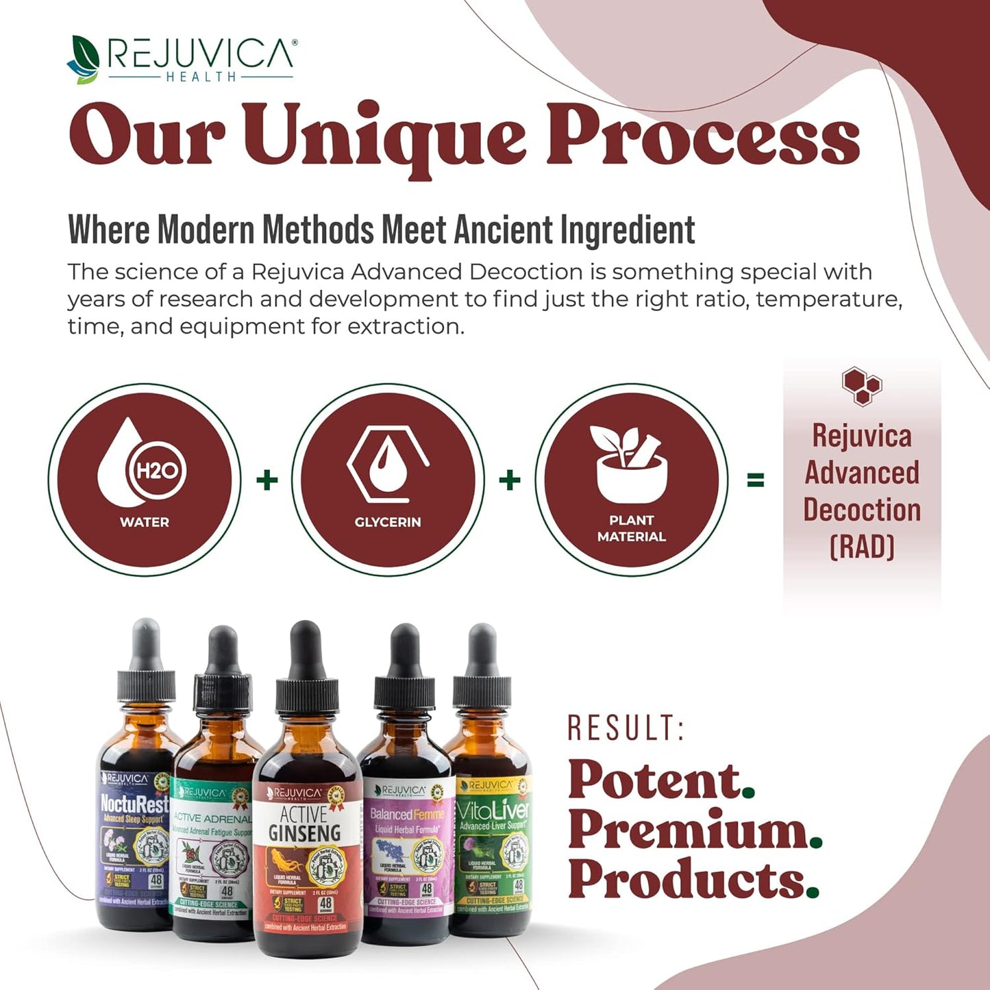 Liquid Energy & Stress Support with Rhodiola Root & Ginseng Root for Better Absorption by Rejuvica Health