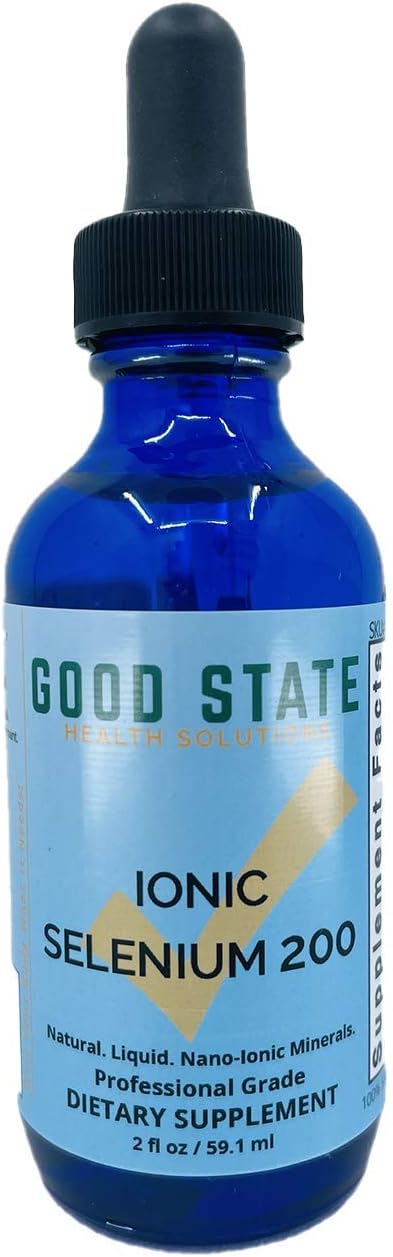 Liquid Ionic Selenium 200 - High Potency Trace Mineral Supplement - 2 fl oz - 1 Bottle