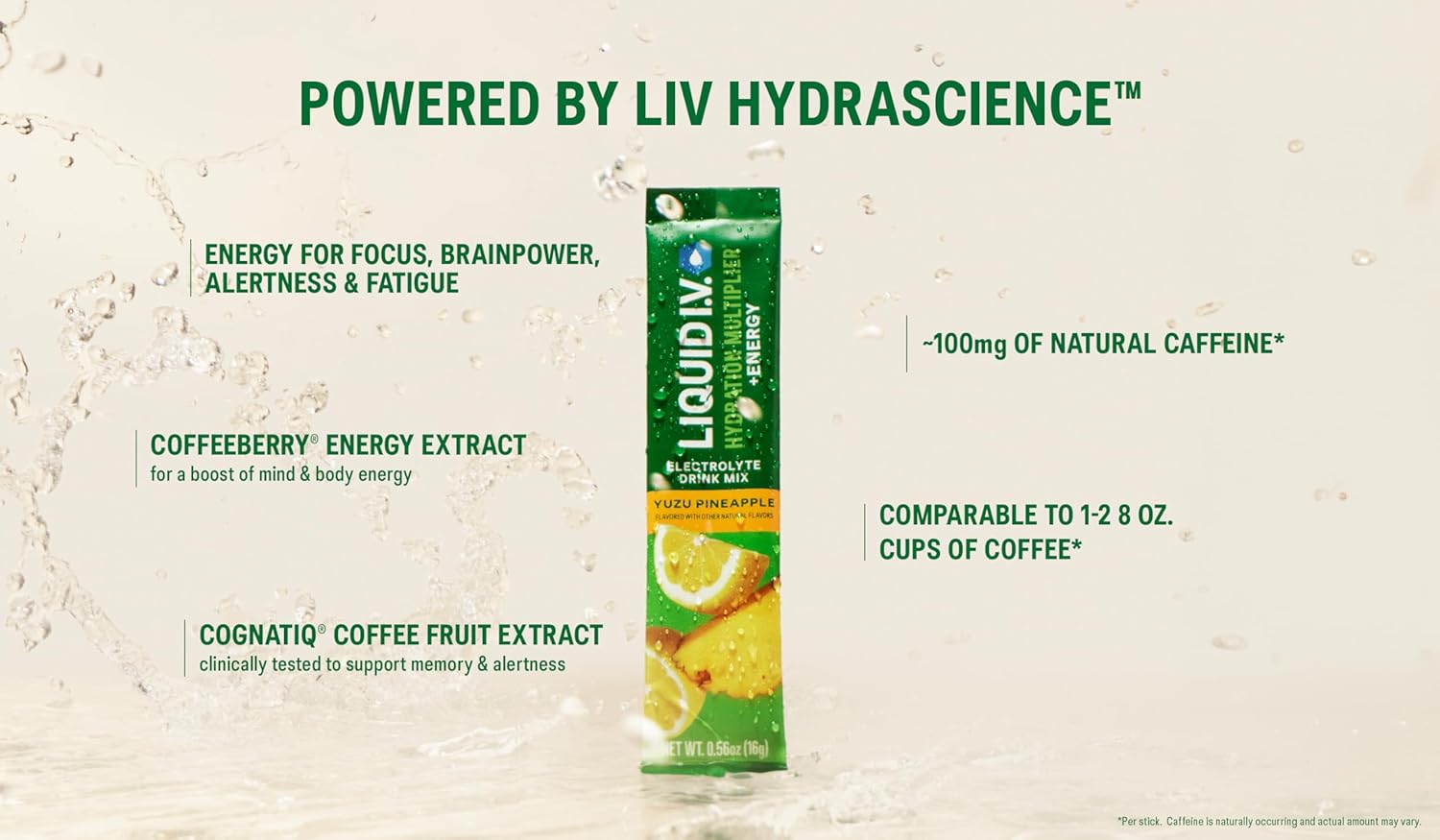 Liquid I.V.® Energy + Hydration Multiplier - BlackBerry Peach Electrolyte Powder Drink Mix (1 Pack, 14 Servings) - BoostGo Australia