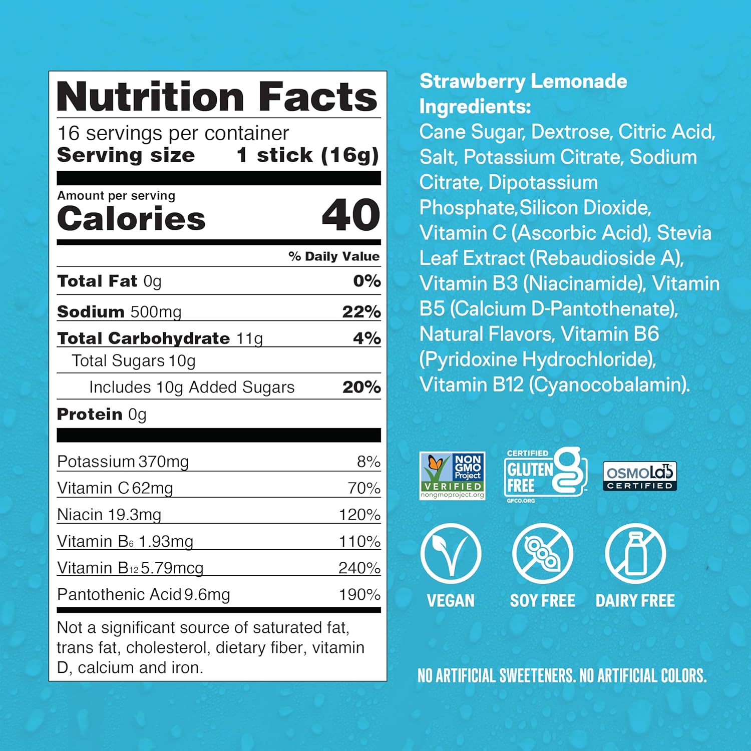 Liquid I.V.® Strawberry Lemonade Hydration Multiplier - Electrolyte Powder Drink Mix - 3 Pack (48 Servings) - BoostGo Australia