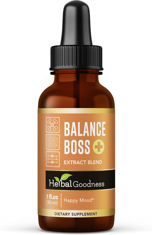Liquid Mood Support Supplement with Rhodiola Rosea for Natural Calmness & Emotional Balance - 1 oz Bottle