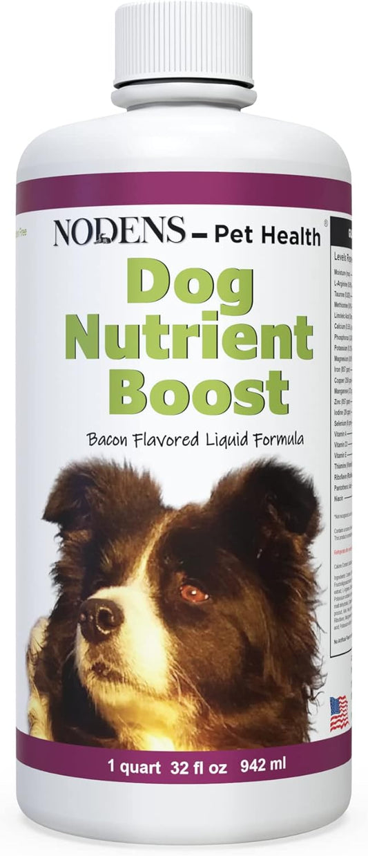 Liquid Pet Health Supplement for Dogs - Multi Vitamin, Probiotics, Antioxidants, Omega 3 Fish Oil, Immune Support - Senior Dog Multivitamin