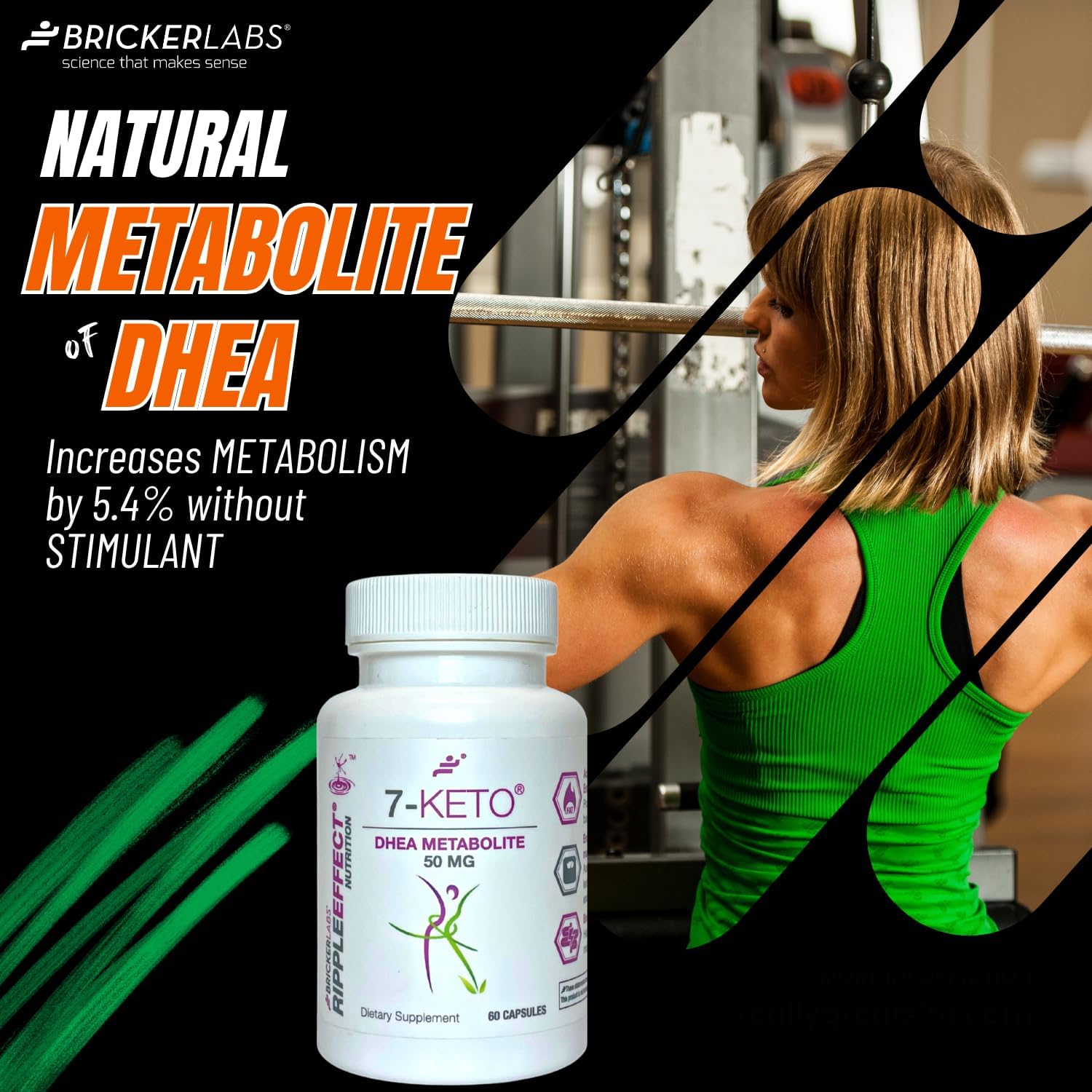 Liquid Vitamin B-12 with 7-Keto DHEA Metabolite 50 mg - Energy and Weight Management Supplement Bundle for Active Life