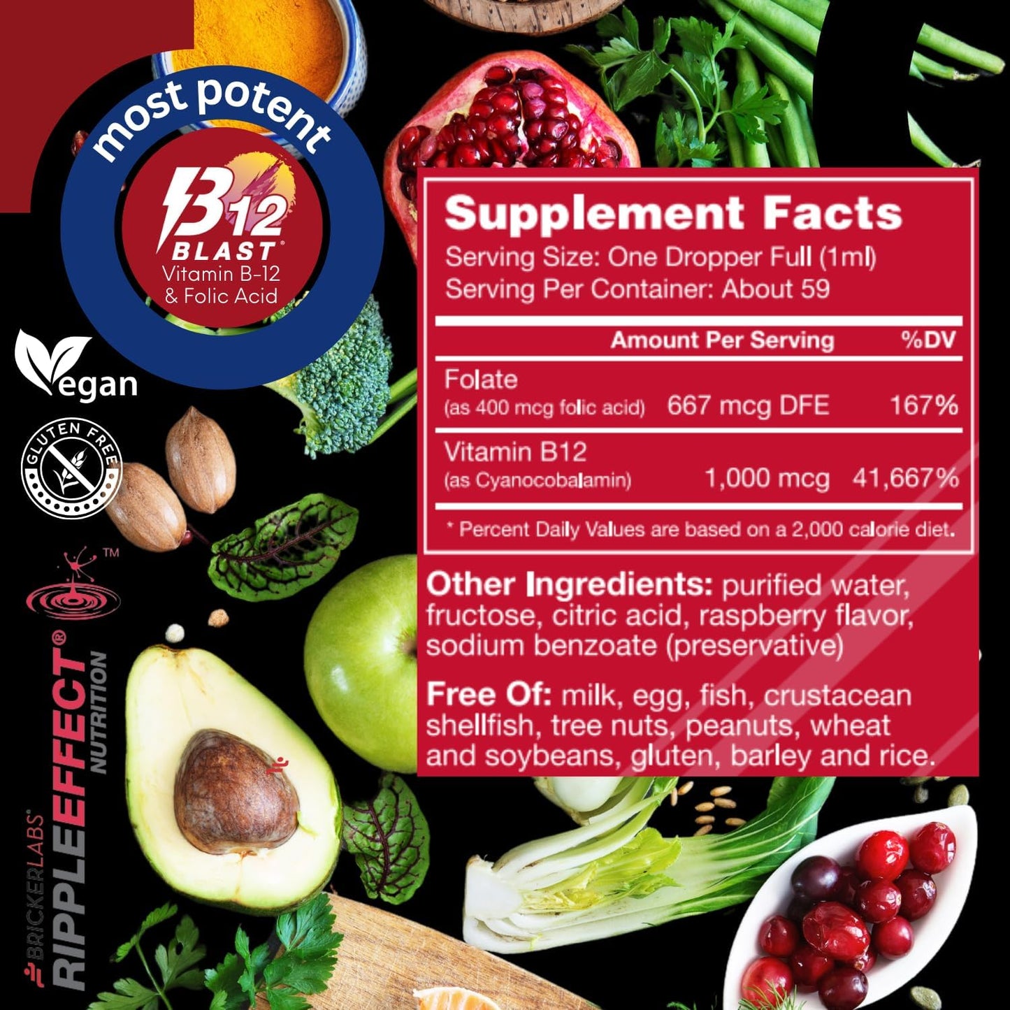 Liquid Vitamin B-12 with 7-Keto DHEA Metabolite 50 mg - Energy and Weight Management Supplement Bundle for Active Life
