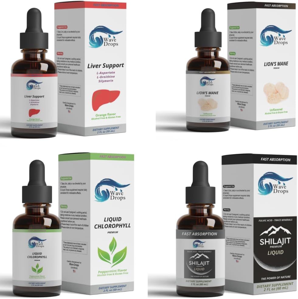 Liquid Wave Drops - Natural Liquid Supplements for Overall Wellness