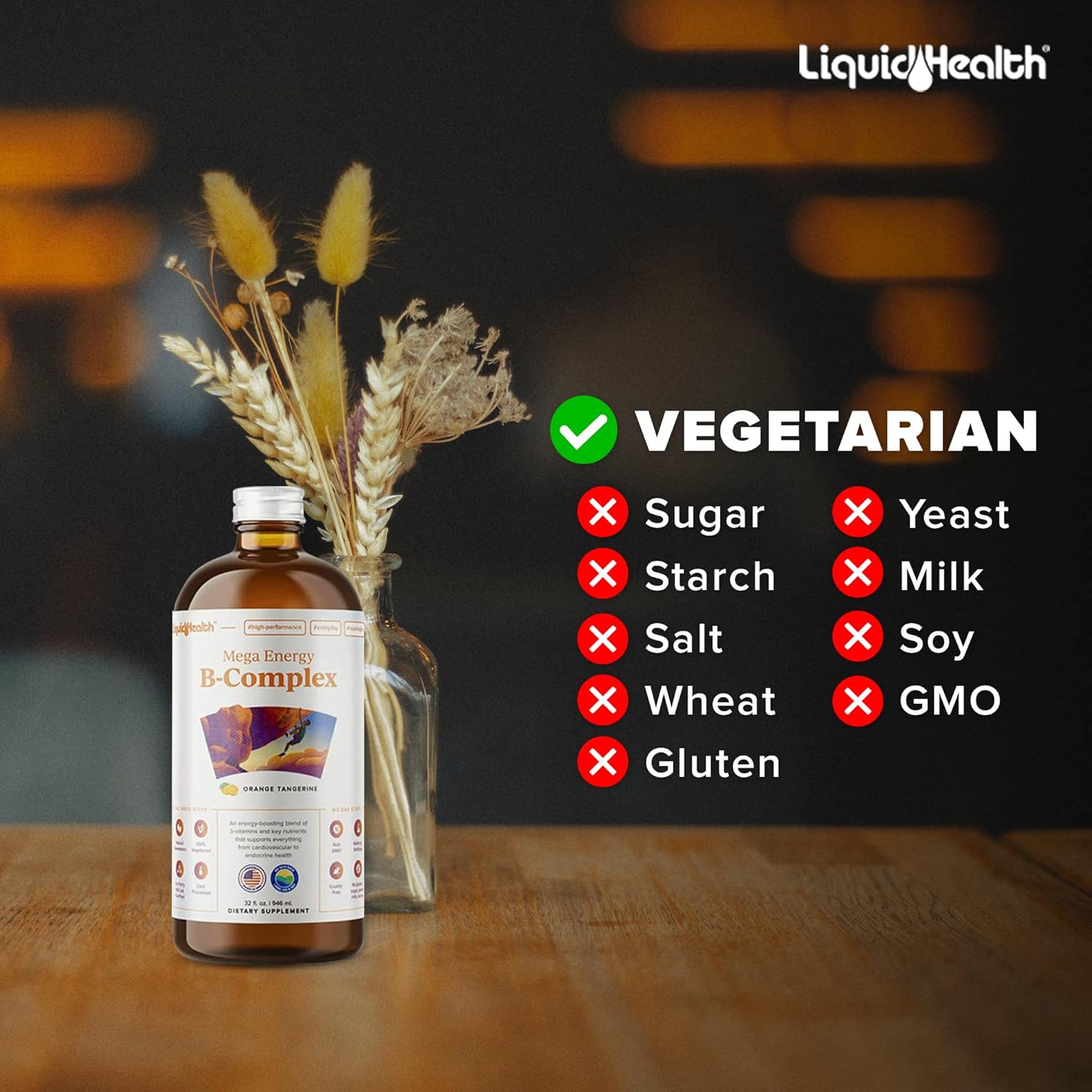 LiquidHealth Kids Liquid Multivitamin with B Complex for Energy Boost & Overall Health Support