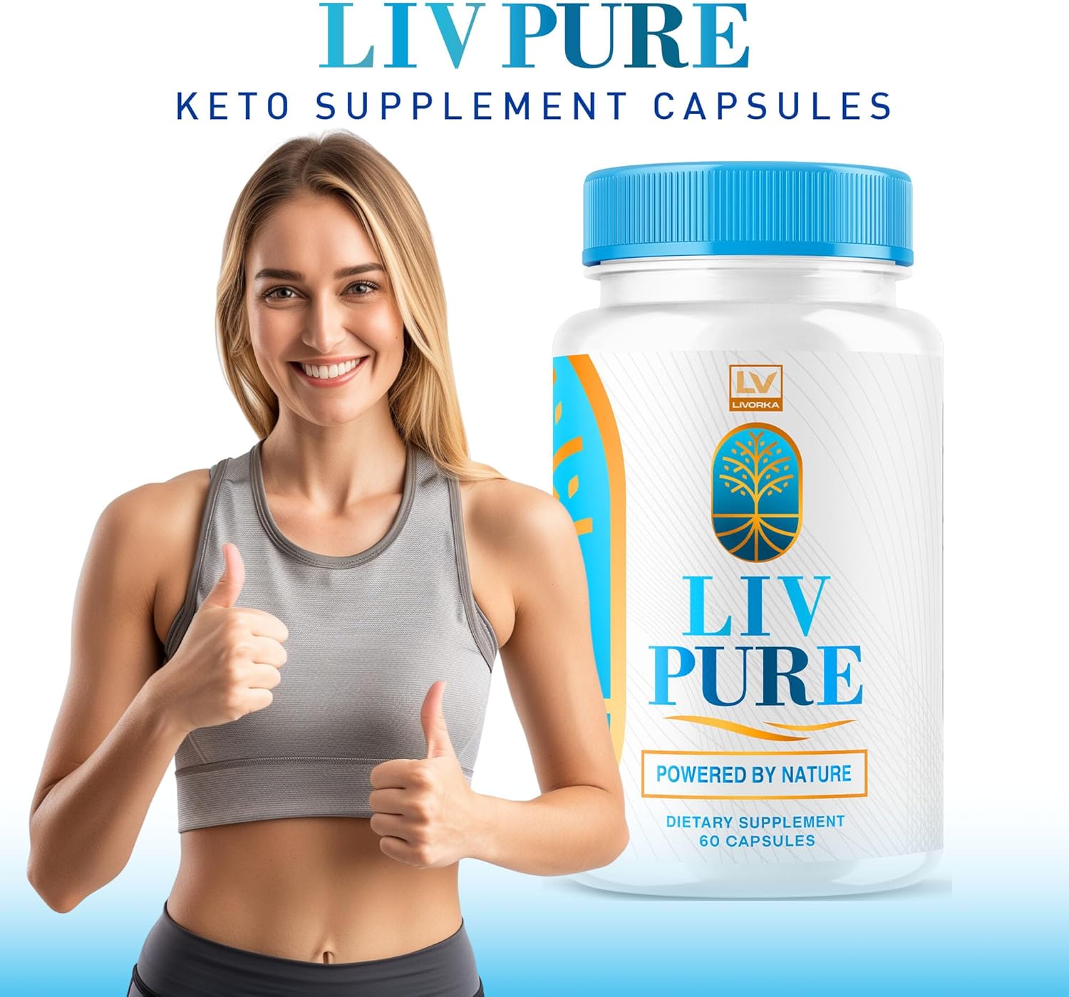 Liv Pure Liver Pills - 2 Pack, 120 Capsules for 60 Days - Livorka Liver Support Supplement with Positive Reviews
