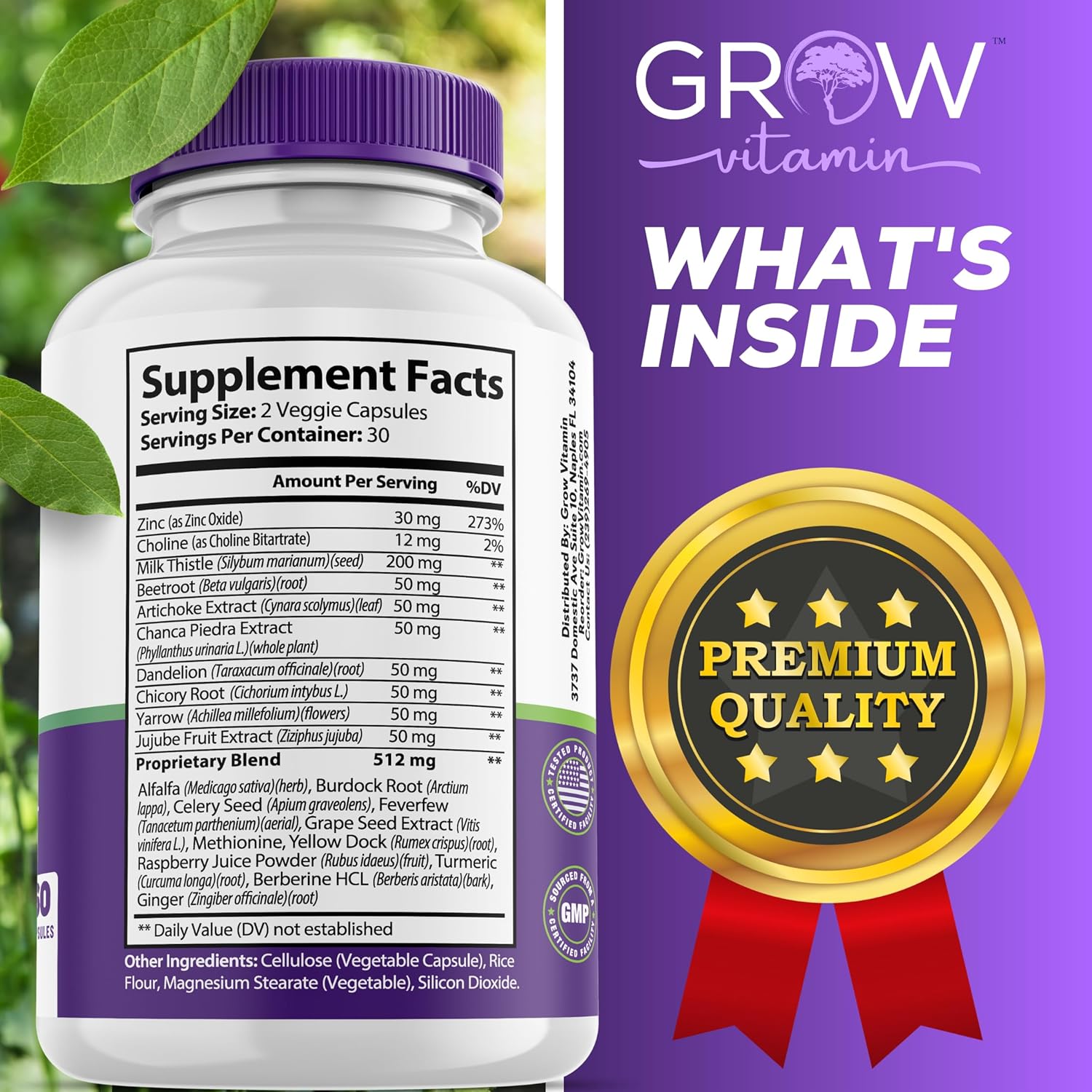 Liver Cleanse Detox Capsules with Milk Thistle, Artichoke, Dandelion Extract - 60 Capsules Liver Supplement with Turmeric, Beetroot, Choline - Supports Liver Health