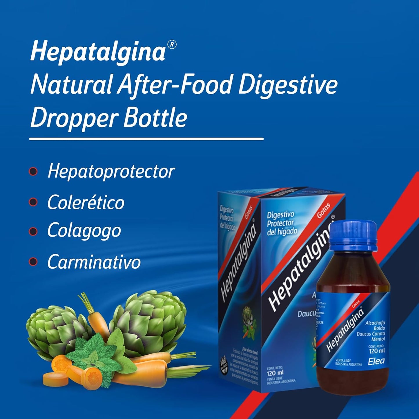 Liver Cleanse Detox Drops with Artichoke Extract - Herbal Liver Support Supplement for Digestive Health - Liquid Liver Repair Formula with Mint, Boldo, & Carrot - 120 ml