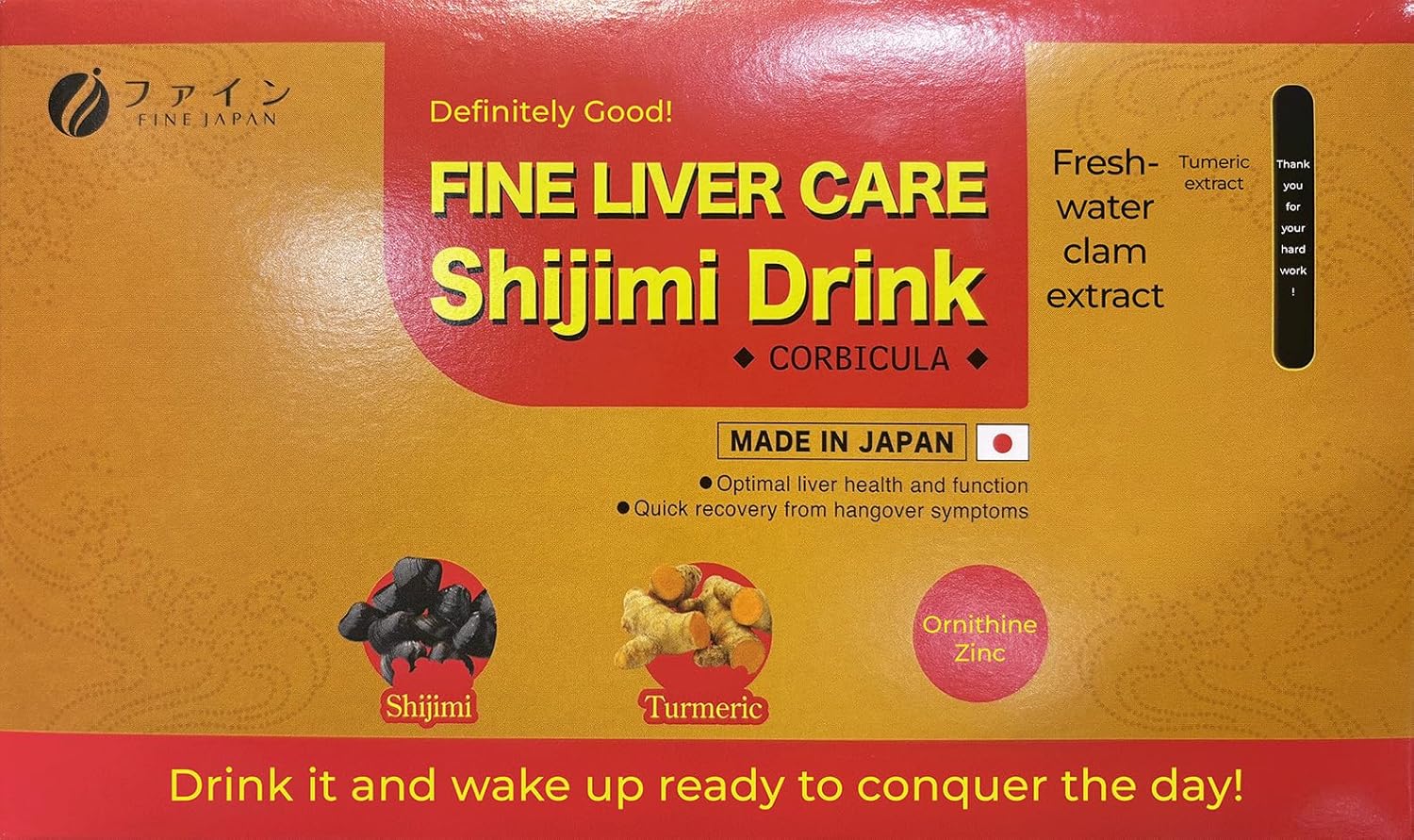 Liver Cleanse Detox & Repair Supplement for Men & Women - Supports Liver Health, Detoxification, and Fatty Liver Reversal - 4 Pack Liver Repair Drink by FINE JAPAN