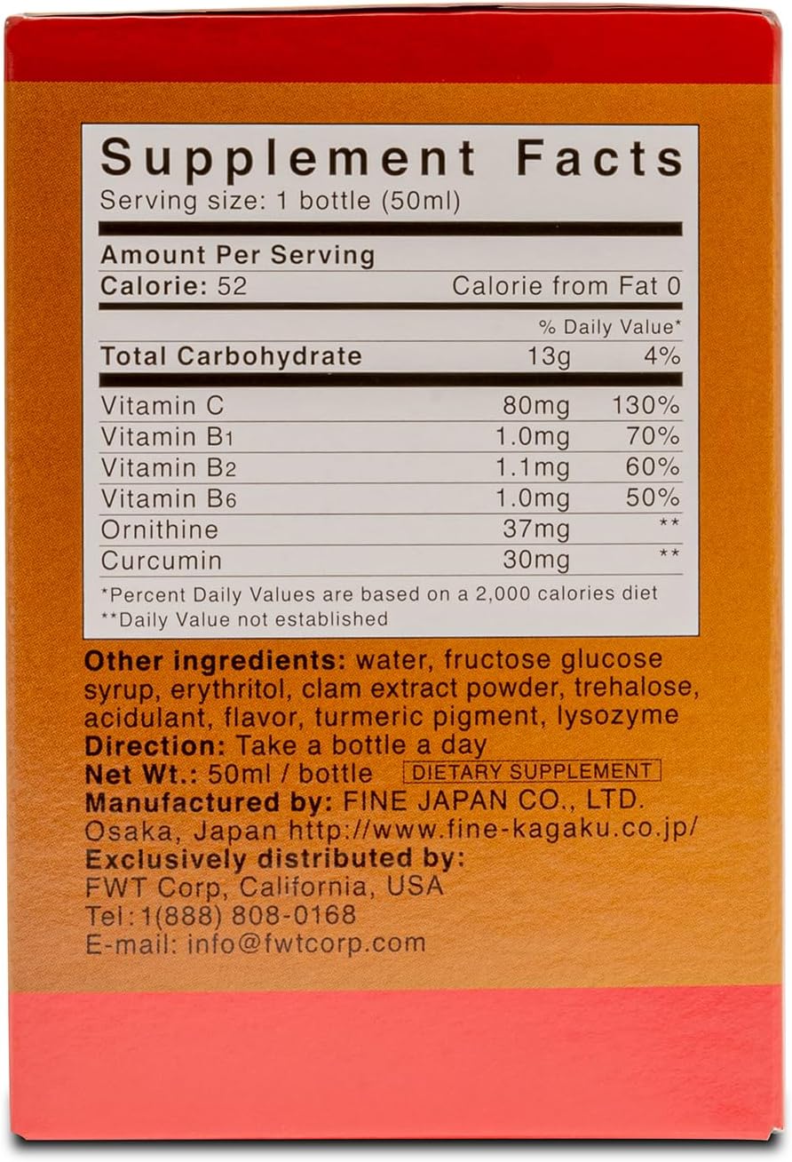 Liver Cleanse Detox & Repair Supplement for Men & Women - Supports Liver Health, Detoxification, and Fatty Liver Reversal - 4 Pack Liver Repair Drink by FINE JAPAN