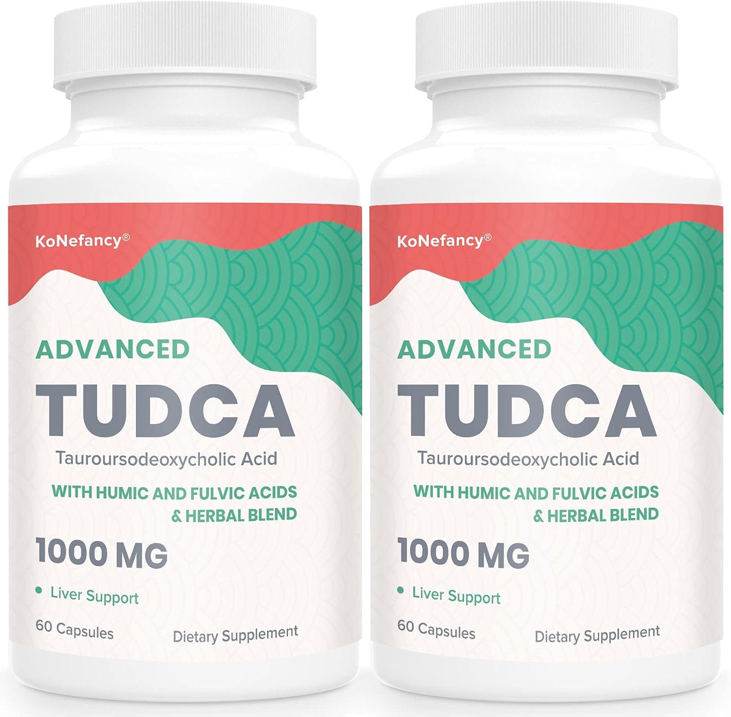 Liver Cleanse Detox Supplements - 1000mg TUDCA & Bile Salts - Milk Thistle Blend with Fulvic & Humic Acid - Digestive Health Support - 120 Vegan Capsules