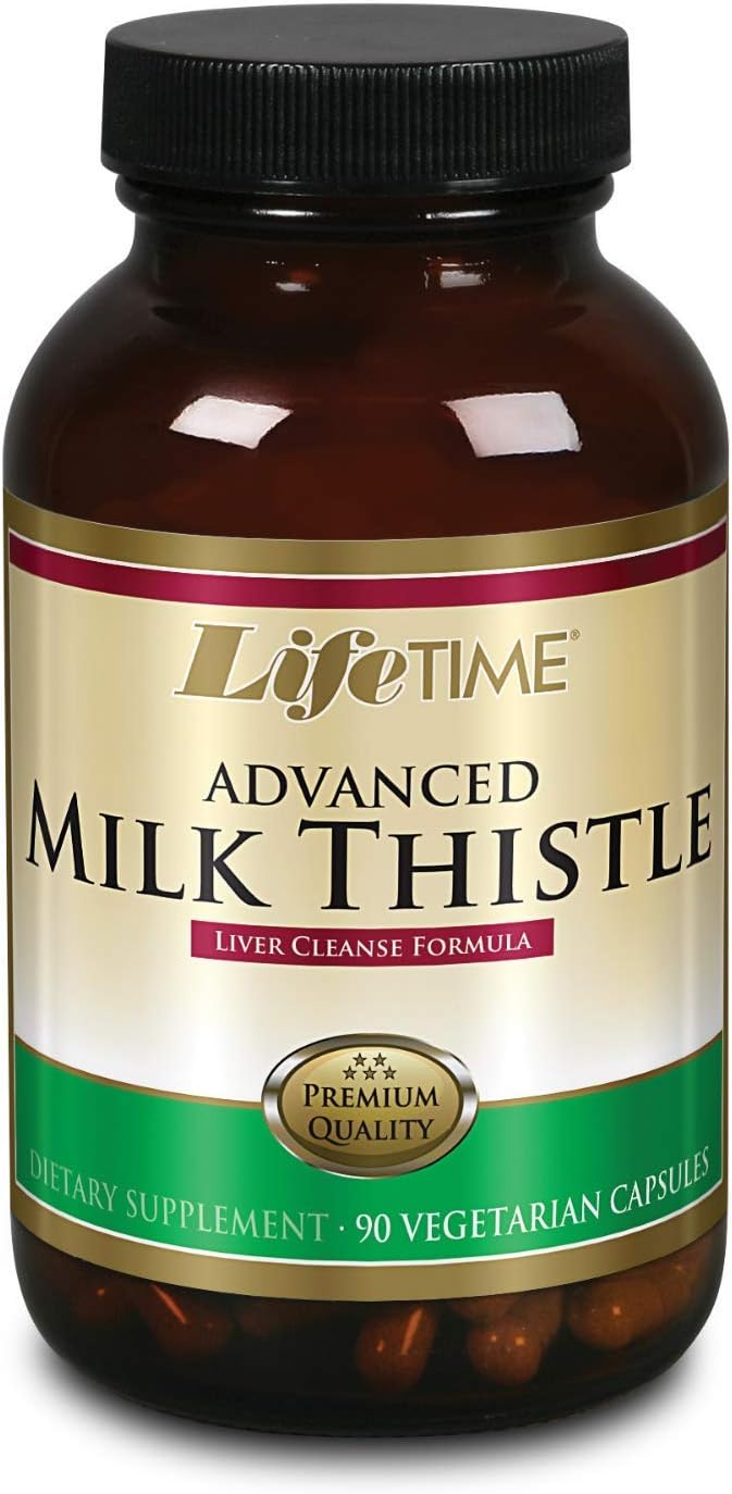 Liver Cleanse Formula with Milk Thistle, Dandelion Root, and Turmeric - 90 Capsules