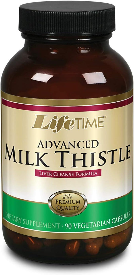 Liver Cleanse Formula with Milk Thistle, Dandelion Root, and Turmeric - 90 Capsules