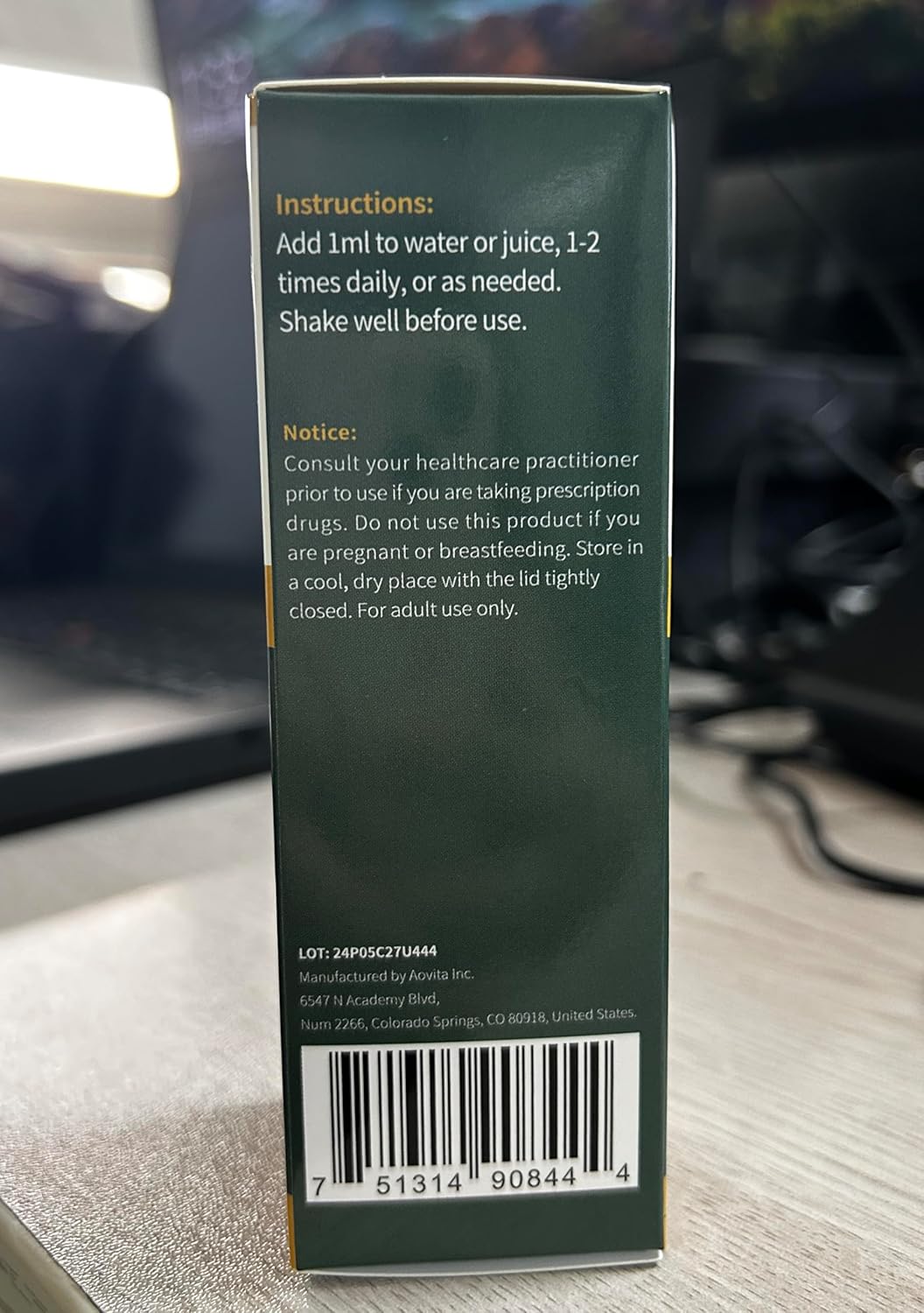 Liver Detox Cleanse Supplement with Kudzu Root Drops, Milk Thistle, Goji Berries - 2 oz