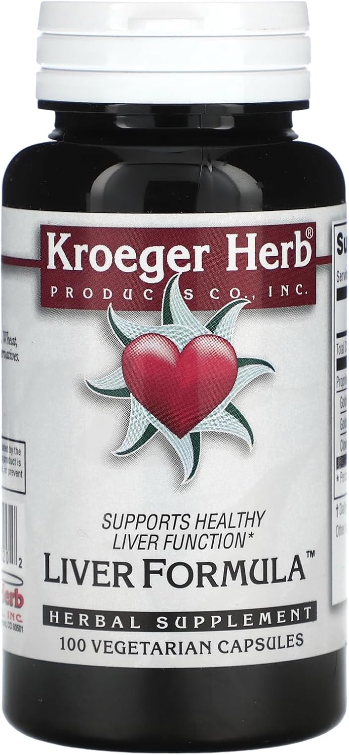 Liver Formula Combinations by Kroeger Herb Products - 100 Count