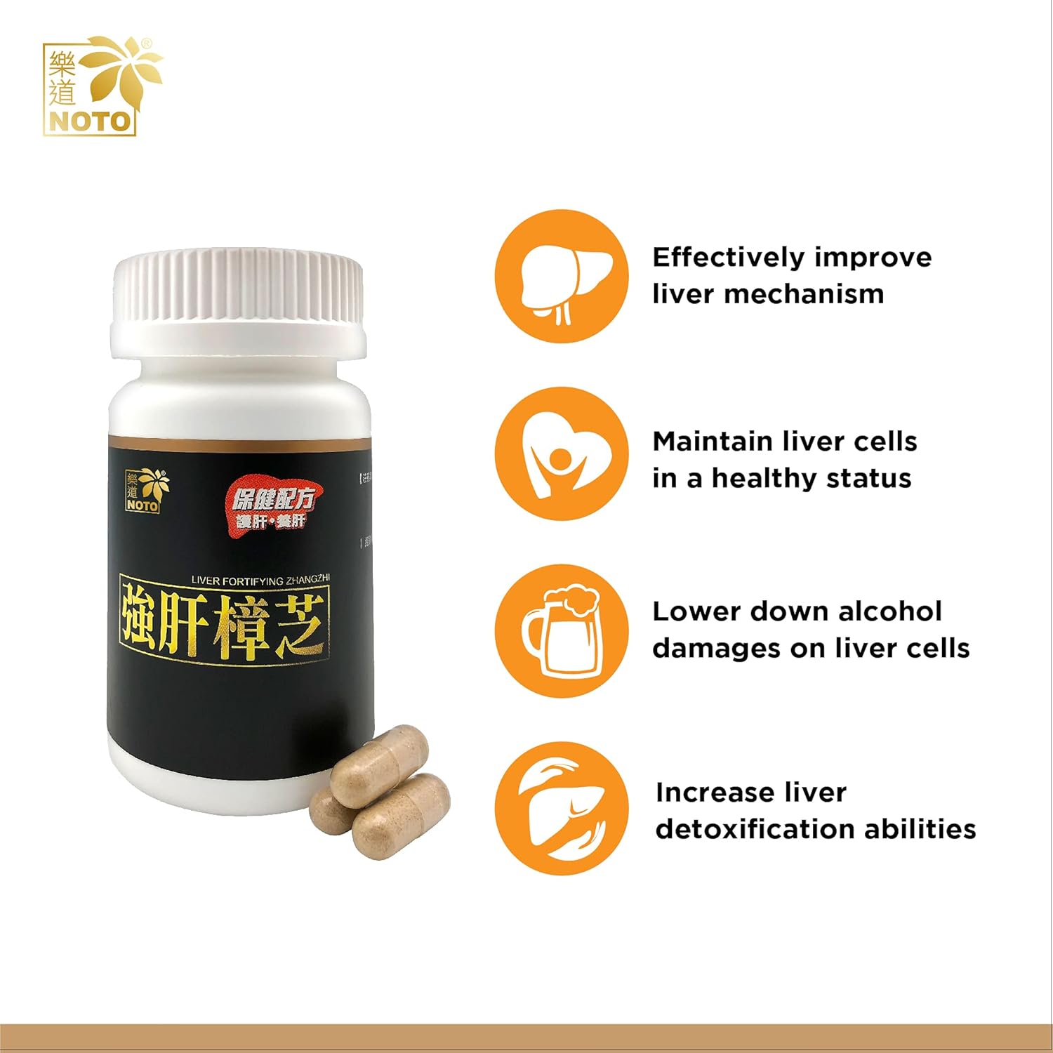 Liver Fortifying Supplement for Alcohol Damage & Unhealthy Habits - 60 Capsules, Supports Health Repair & Cleansing