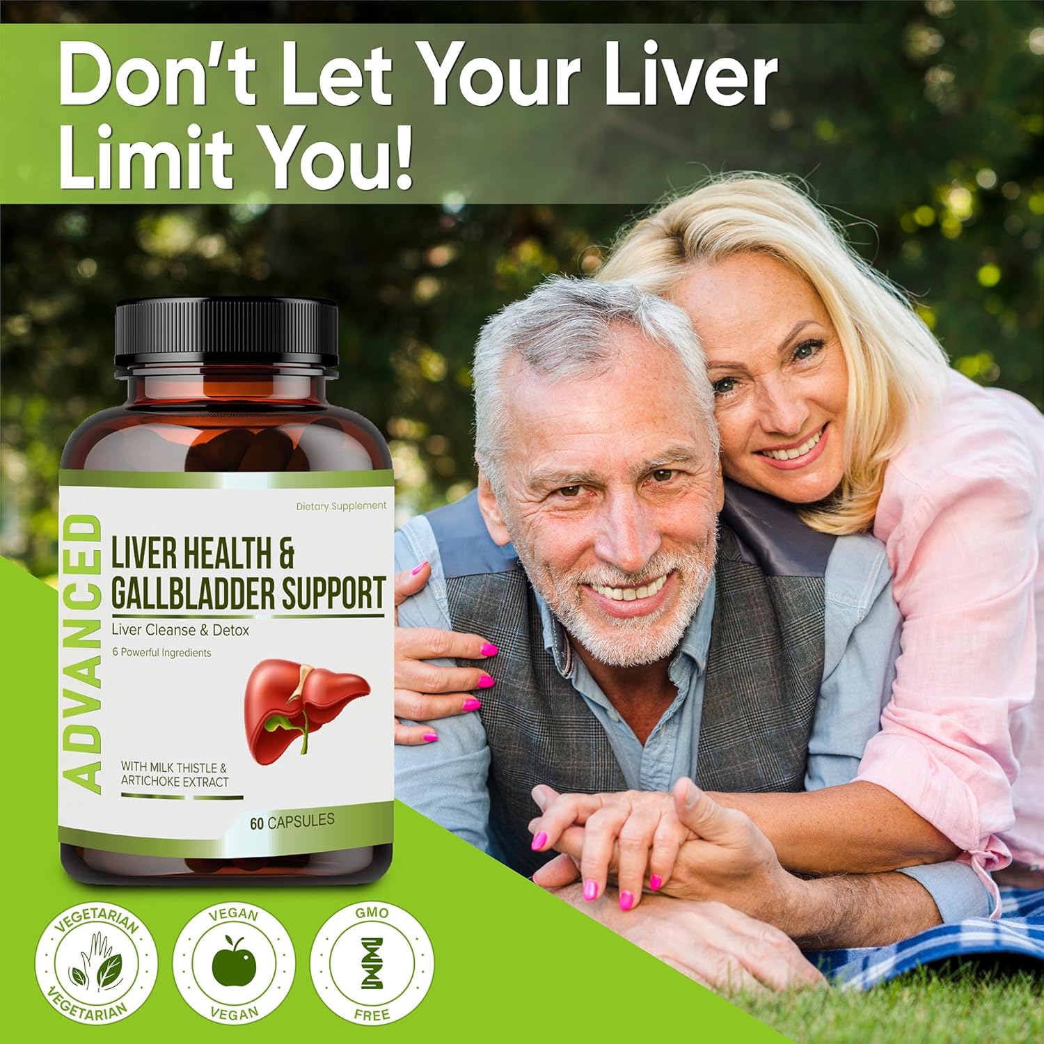 Liver Health Formula with Gallbladder Support for Detox & Repair - NutraPro Liver Cleanse Supplement